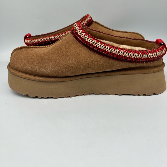 NEW UGG Tazz Platform Slipper Chestnut - Picture 5 of 10